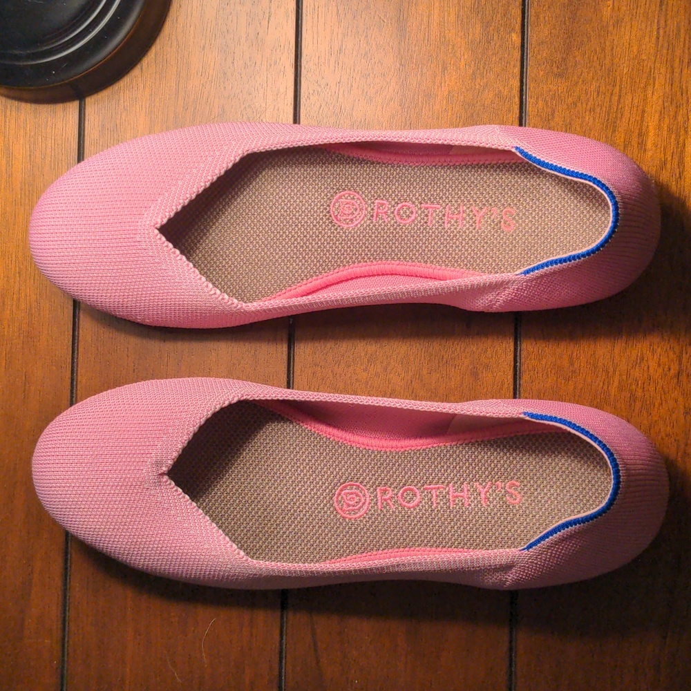 Rothy's Blush Pink Ballet Flats